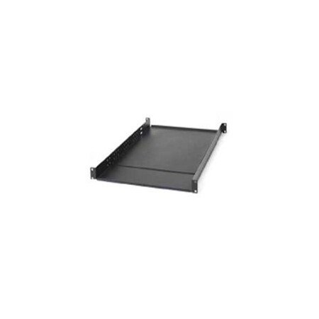 Cable Wholesale 1U Rackmount 4-Point Adjustable Shelf, 22 - 36 inch depth 61S2-13101